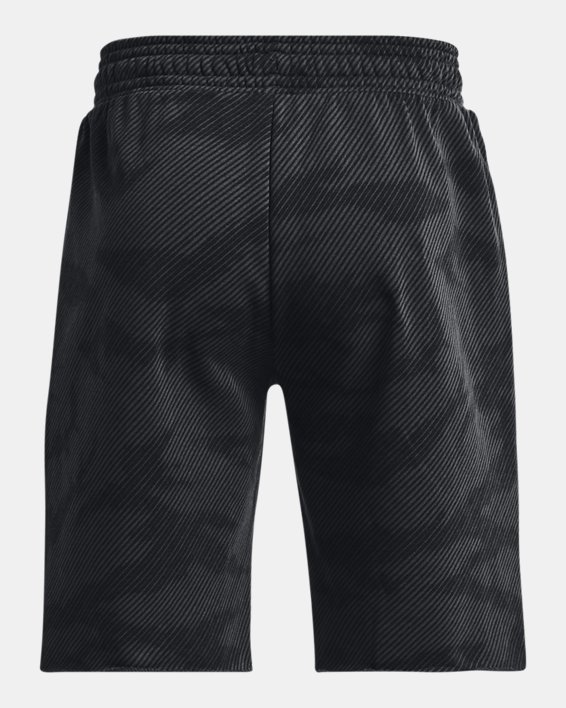Men's Project Rock Heavyweight Terry Shorts in Black image number 5